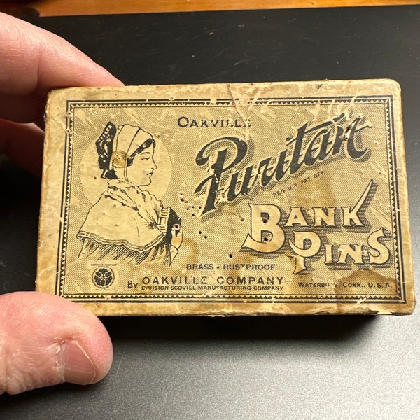 Full box of puritan bank pins