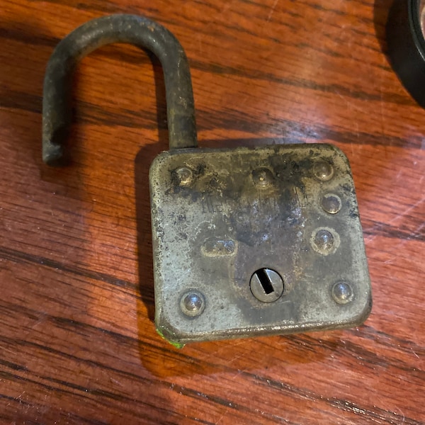 Antique Master Lock Etsy
