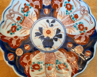 Plato de porcelana japonesa Imari