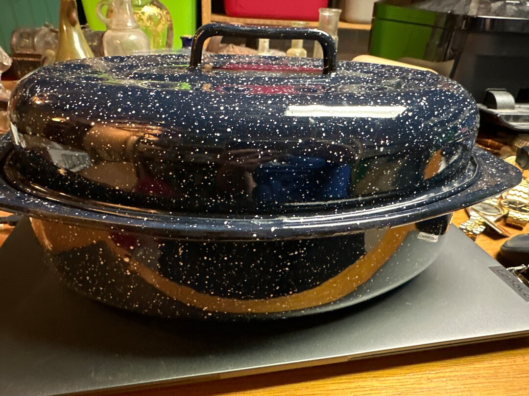 Small Graniteware Roaster Etsy