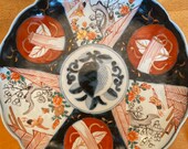 Japanese Imari scalloped bowl