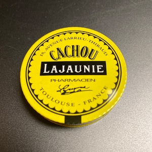 Lata de remédio francês vintage