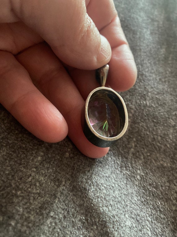 Mystic topaz pendant - image 3