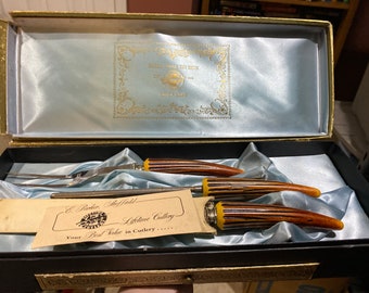 W Parker and sons Sheffield Schnitzbesteck