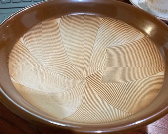 Japanese brown luster bowl