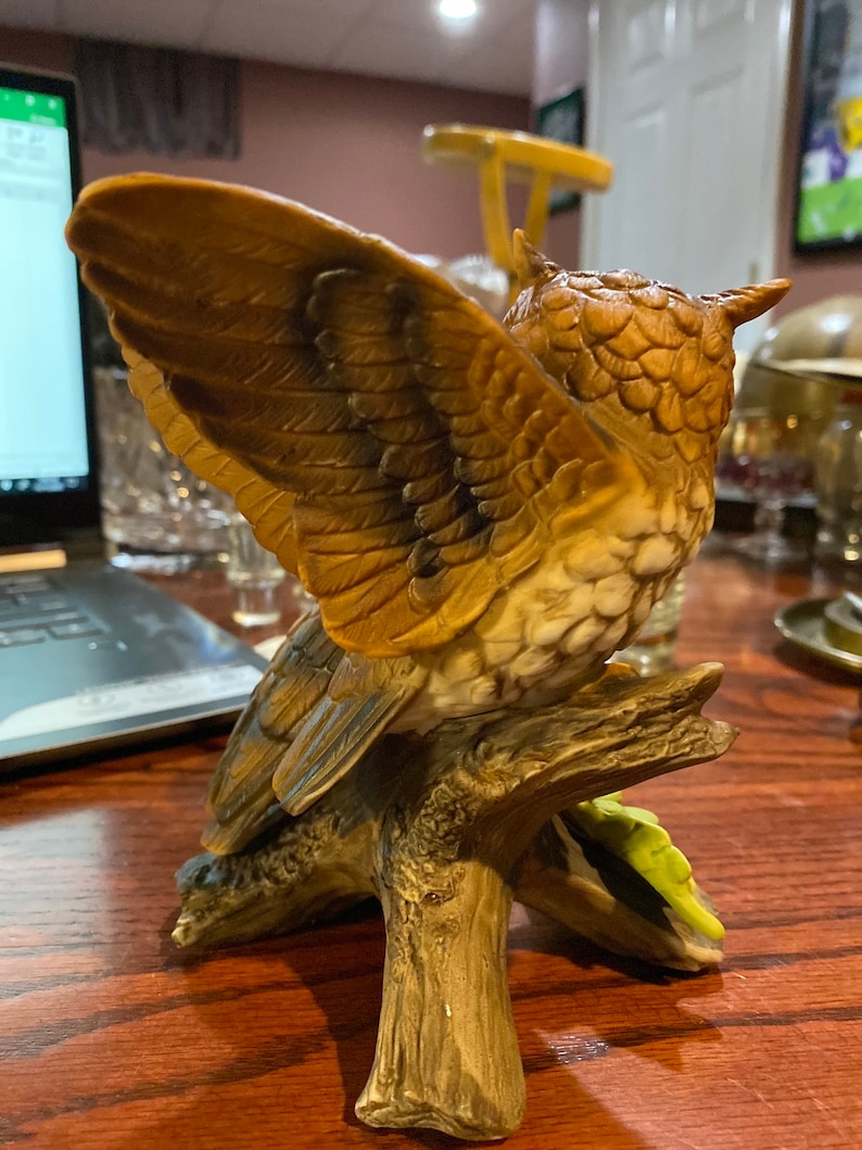 Homco porcelain owl figurine