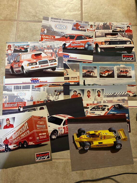 Collection of Ford Motor Sports Racing Advertisements Etsy