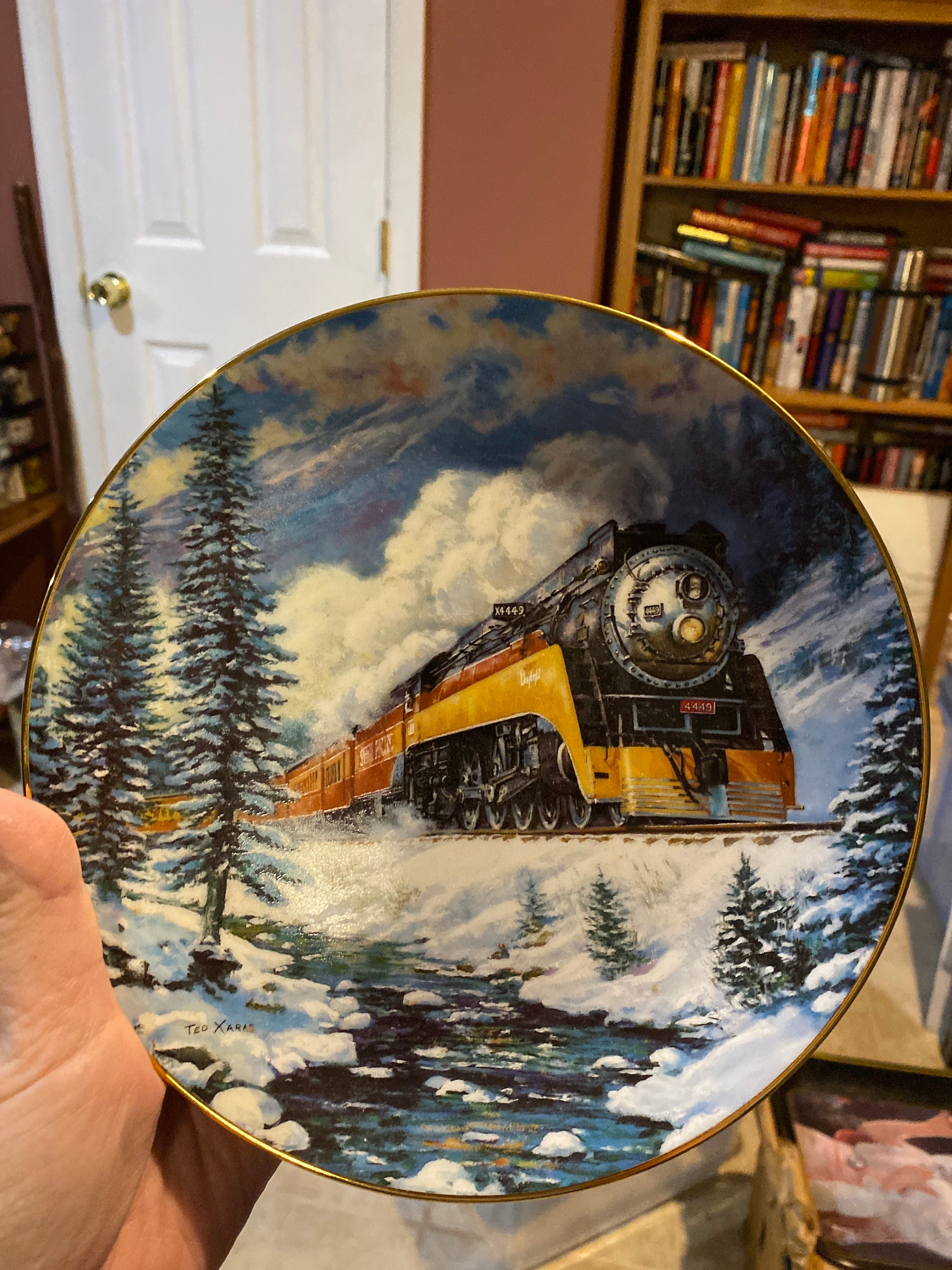 Winter Rails Collectible Plates by Ted Xaras - Etsy