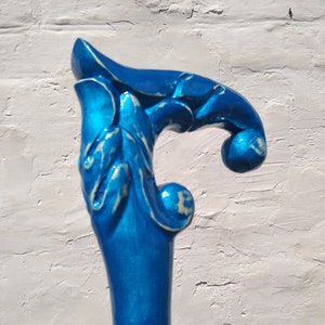 Unique  walking cane Hand carved walking sticks in baroque style Wooden cane for men and women hiking stick