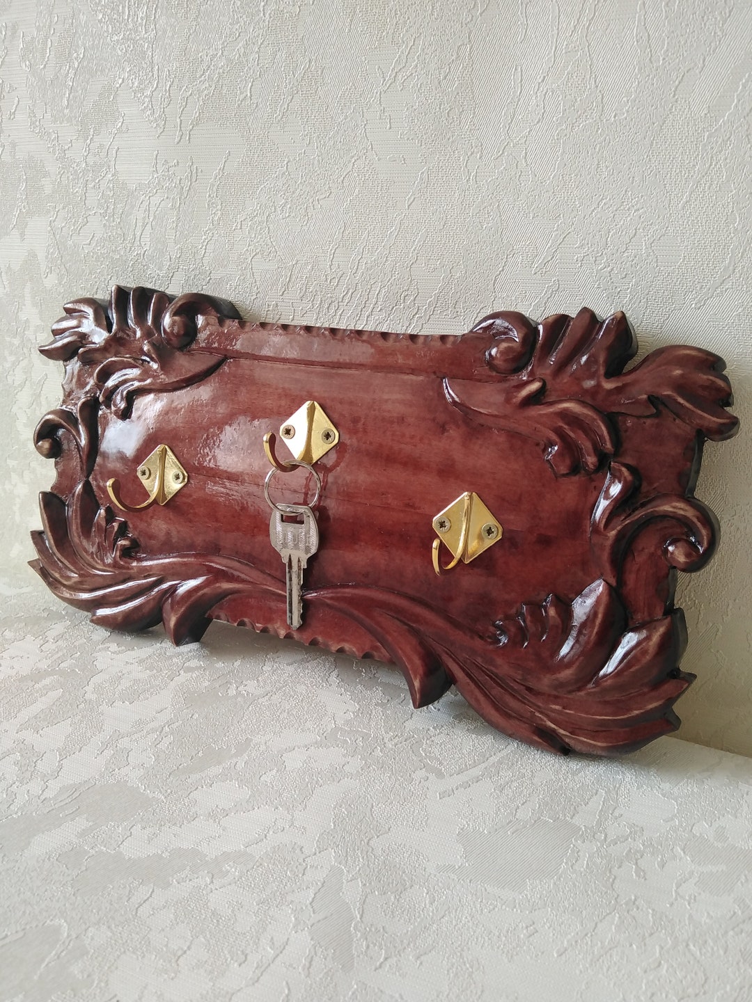 Unique Key Stand Unique Wooden Key Holder for Wall - Etsy