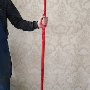 Custom stick Wooden cane hiking Carved hiking stick