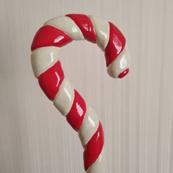 Candy Cane Walking Cane Etsy