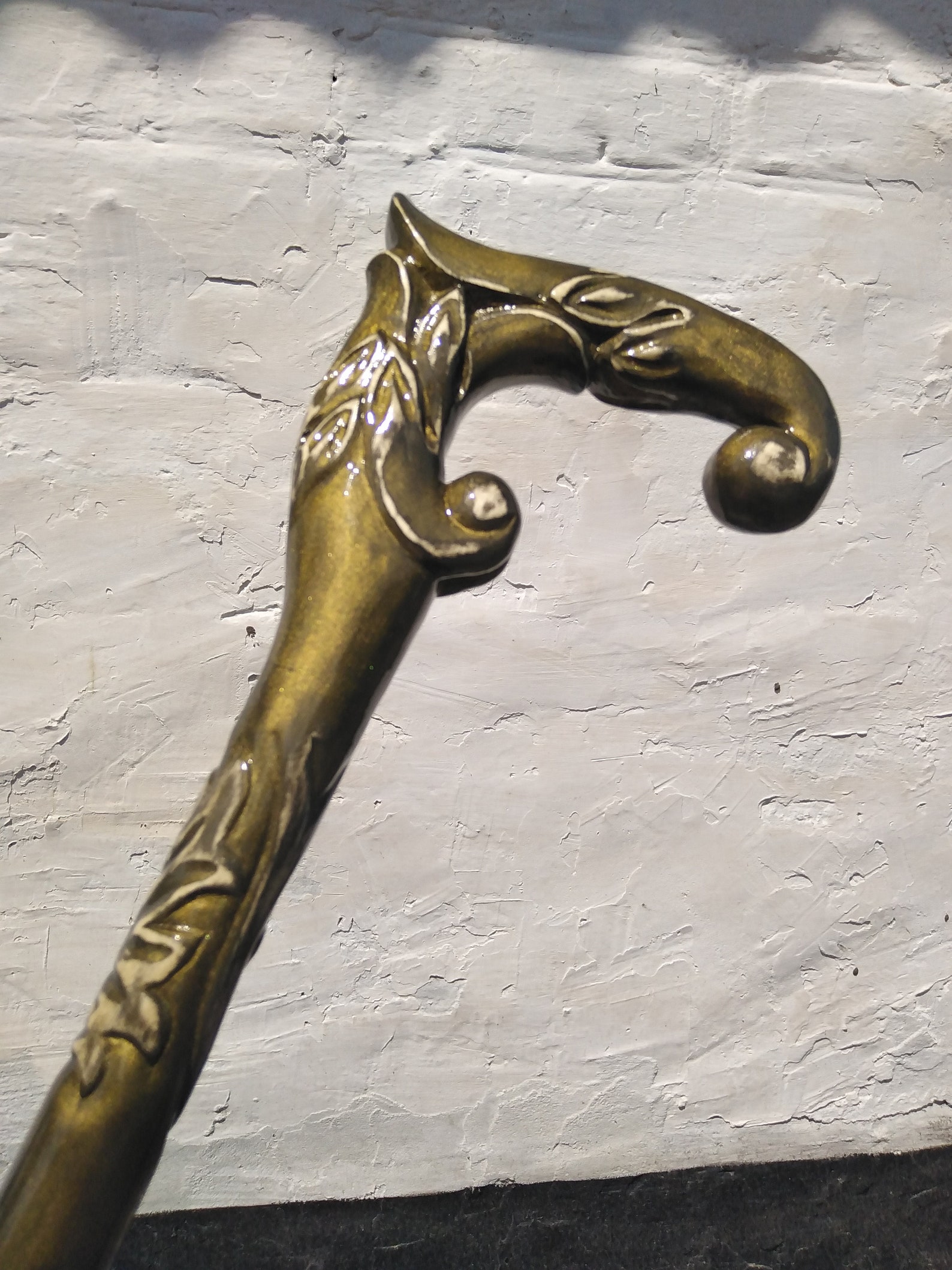 Unique walking cane Hand carved walking sticks in baroque Etsy
