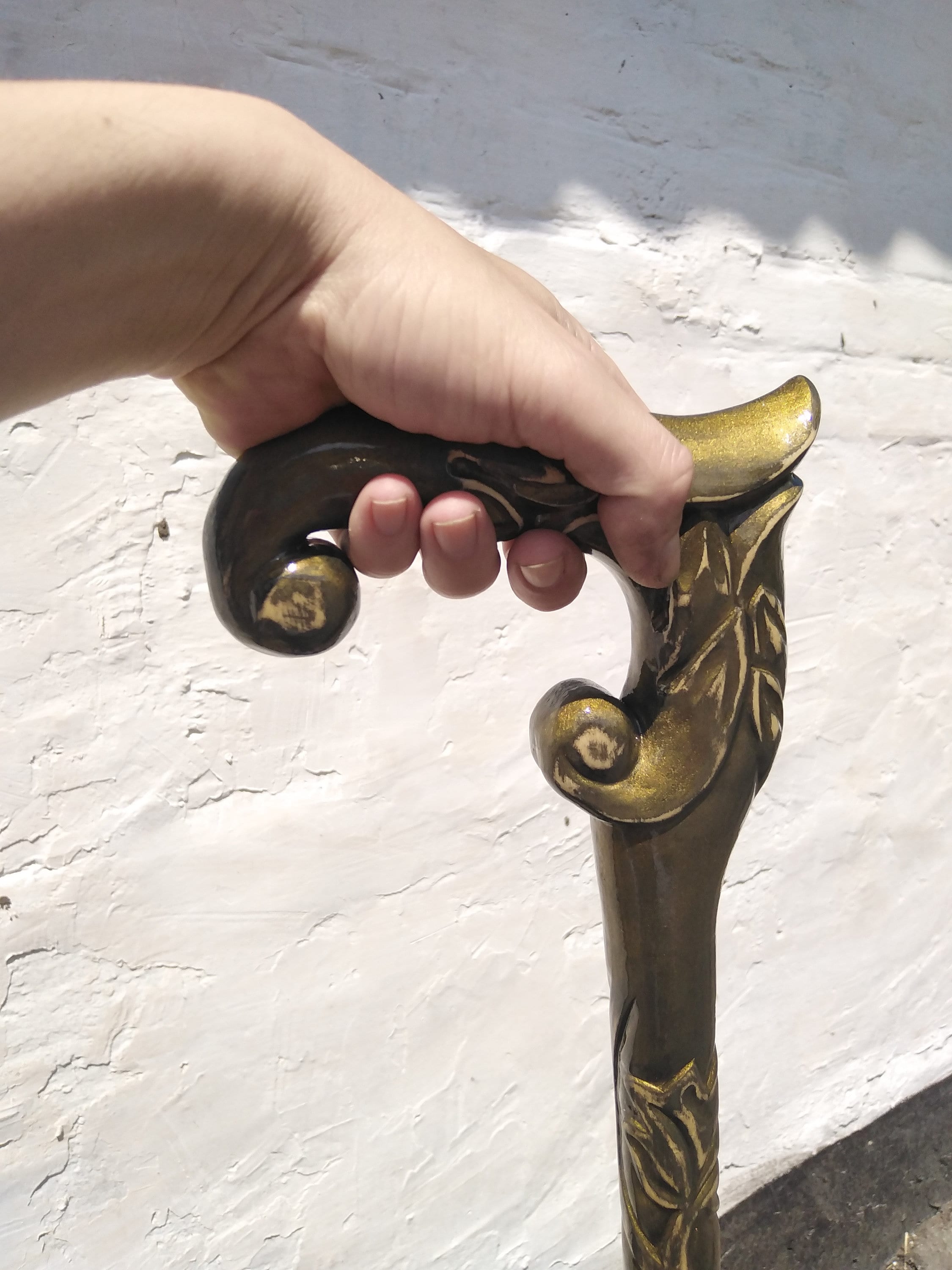 Unique Walking Cane Hand Carved Walking Sticks in Baroque Etsy