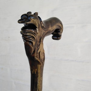 Canes and walking sticks Dolphin walking cane Hand carved dolphin walking stick Walking sticks for hiking