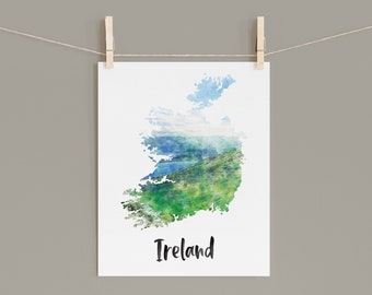 Ireland Canvas Etsy
