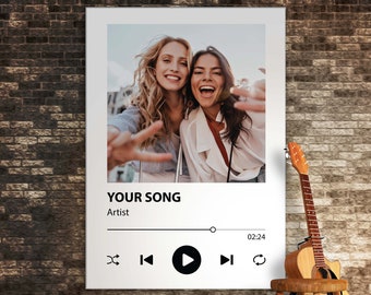 Custom Music Poster | Choose Your Own Music Poster | Personalized Music Print | Music Player Poster | Music Canvas Print | Personalized Gift