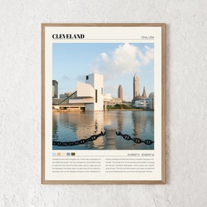Cleveland Print | Cleveland Wall Art | Cleveland Poster | Cleveland Photo | Cleveland Canvas | Cleveland Wall Decor | Cleveland Travel Gift