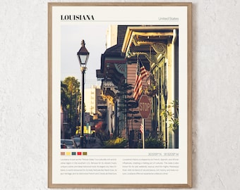 Louisiana Print | Louisiana Wall Art | Louisiana Poster | Louisiana Photo | Louisiana Canvas | Louisiana Wall Decor | Louisiana Travel Gift