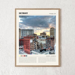 Detroit Print | Detroit Wall Art | Detroit Poster | Detroit Photo | Detroit Canvas | Detroit Wall Decor | Detroit Travel | Detroit Gift
