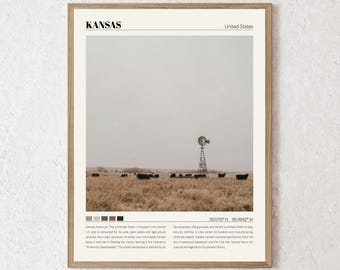 Kansas Print | Kansas Wall Art | Kansas Poster | Kansas Photo | Kansas Canvas | Kansas Wall Decor | Kansas Travel | Kansas Gift