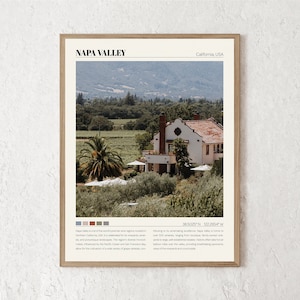 Napa Valley Print | Napa Valley Wall Art | Napa Valley Poster | Napa Valley Photo | Napa Valley Canvas | Napa Valley Decor Travel Gift