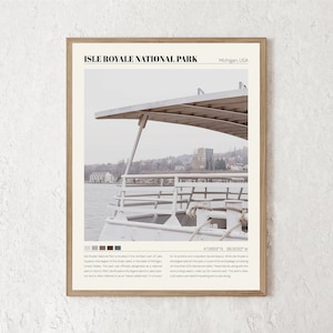 Isle Royale National Park Print | Isle Royale Wall Art | Isle Royale National Park Poster | Isle Royale Photo | Isle Royale Canvas Decor