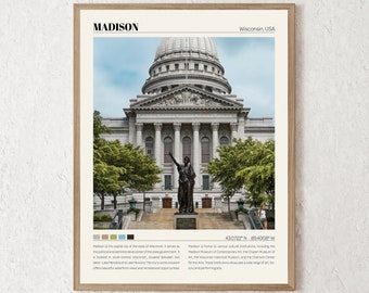 Madison Print | Madison Wall Art | Madison Poster | Madison Photo | Madison Canvas | Madison Wall Decor | Madison Travel | Madison Gift