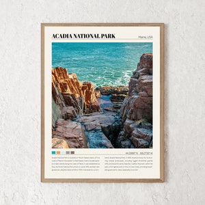 Acadia National Park Print | Acadia Wall Art | Acadia National Park Poster | Acadia Photo | Acadia Canvas | Acadia Wall Decor Gift