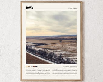 Iowa Print | Iowa Wall Art | Iowa Poster | Iowa Photo | Iowa Canvas | Iowa Wall Decor | Iowa Travel | Iowa Gift