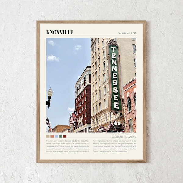 Knoxville Print Etsy