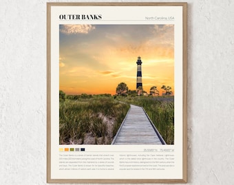 Outer Banks Print | Outer Banks Wall Art | Outer Banks Poster | Outer Banks Photo | Outer Banks Canvas | Outer Banks Wall Decor Travel Gift