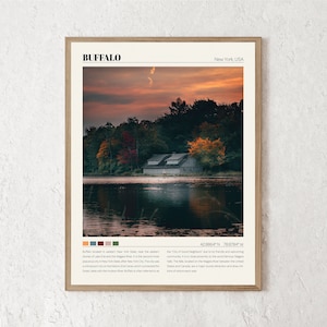 Buffalo Print | Buffalo Wall Art | Buffalo Poster | Buffalo Photo | Buffalo Canvas | Buffalo Wall Decor | Buffalo Travel | Buffalo Gift