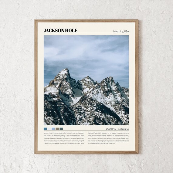 Jackson Hole Print | Jackson Hole Wall Art | Jackson Hole Poster | Jackson Hole Photo | Jackson Hole Canvas | Jackson Hole Travel Gift