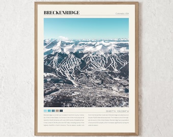 Breckenridge Print | Breckenridge Wall Art | Breckenridge Ski Poster | Breckenridge Photo | Breckenridge Canvas | Breckenridge Travel Gift