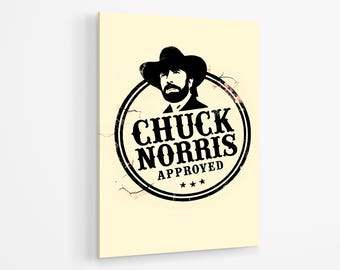 Chuck Norris Motivational Acrylic Print | Karate Wall Art Print Acrylic Glass | Karate Motivational Acrylic Poster