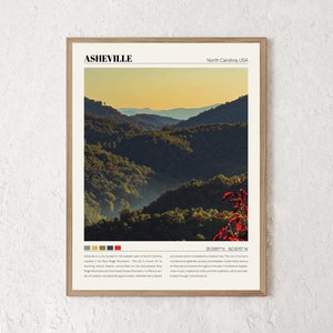 Asheville Print | Asheville Wall Art | Asheville Poster | Asheville Photo | Asheville Canvas | Asheville Decor | Asheville Travel Gift