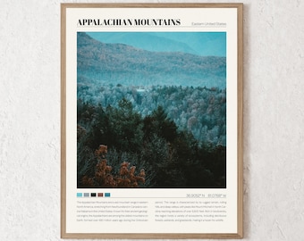 Appalachian Mountains Print | Appalachian Mountains Wall Art | Appalachian Poster | Appalachian Photo | Appalachian Canvas | Mountains Gift