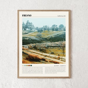 Fresno Print | Fresno Wall Art | Fresno Poster | Fresno Photo | Fresno Canvas | Fresno Wall Decor | Fresno Travel Gift | Fresno City Art