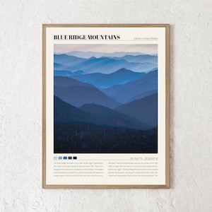 Blue Ridge Mountains Print | Blue Ridge Mountains Wall Art | Blue Ridge Poster | Blue Ridge Photo | Blue Ridge Canvas | Blue Ridge Gift
