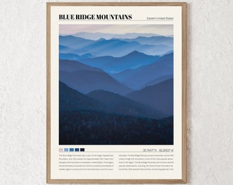 Blue Ridge Mountains Print | Blue Ridge Mountains Wall Art | Blue Ridge Poster | Blue Ridge Photo | Blue Ridge Canvas | Blue Ridge Gift