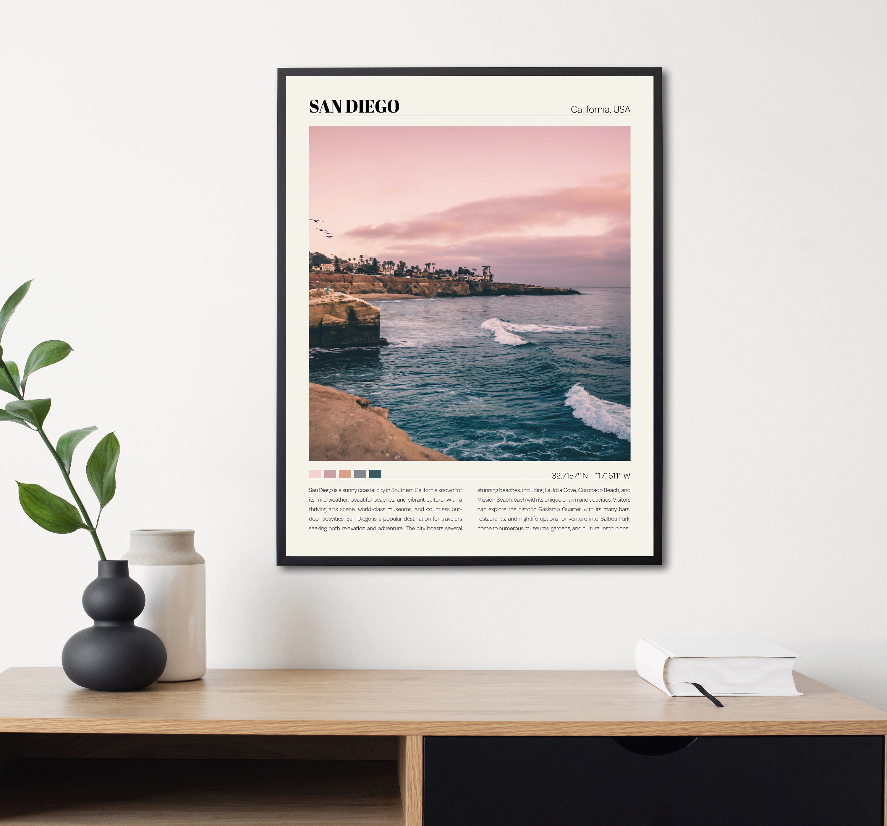 San Diego Print | San Diego Wall Art | San Diego Poster | San Diego ...