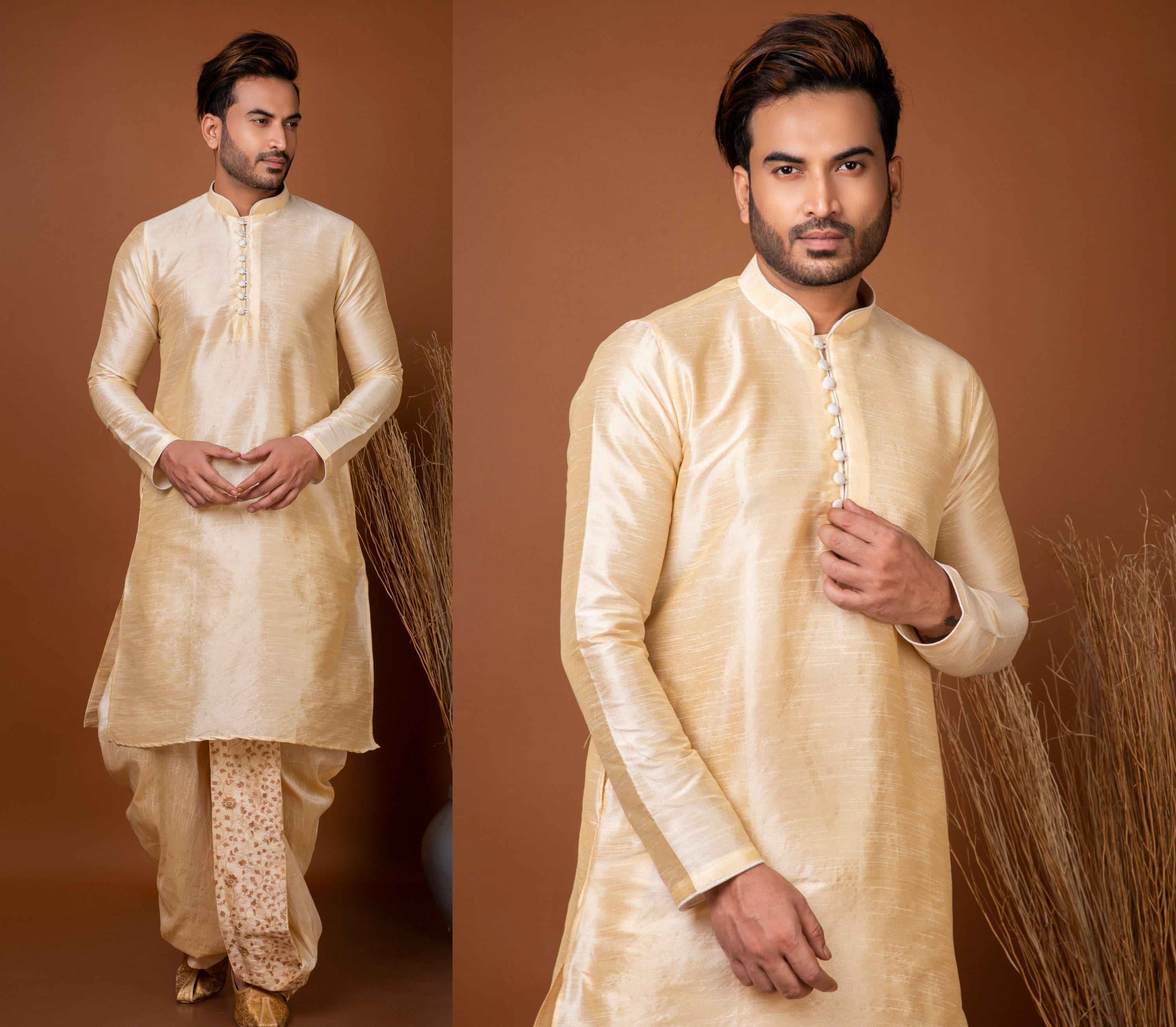 Bengali style dhoti kurta discount
