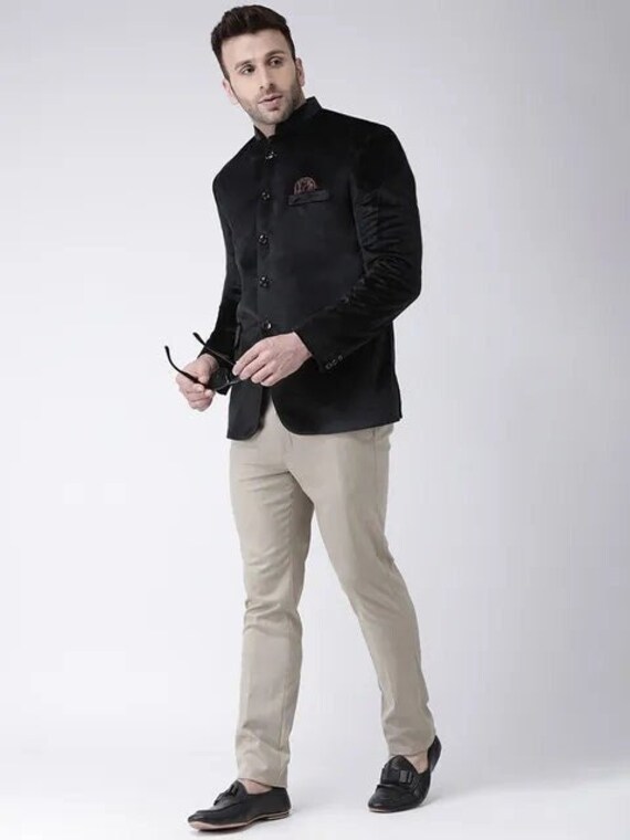 black velvet jacket men