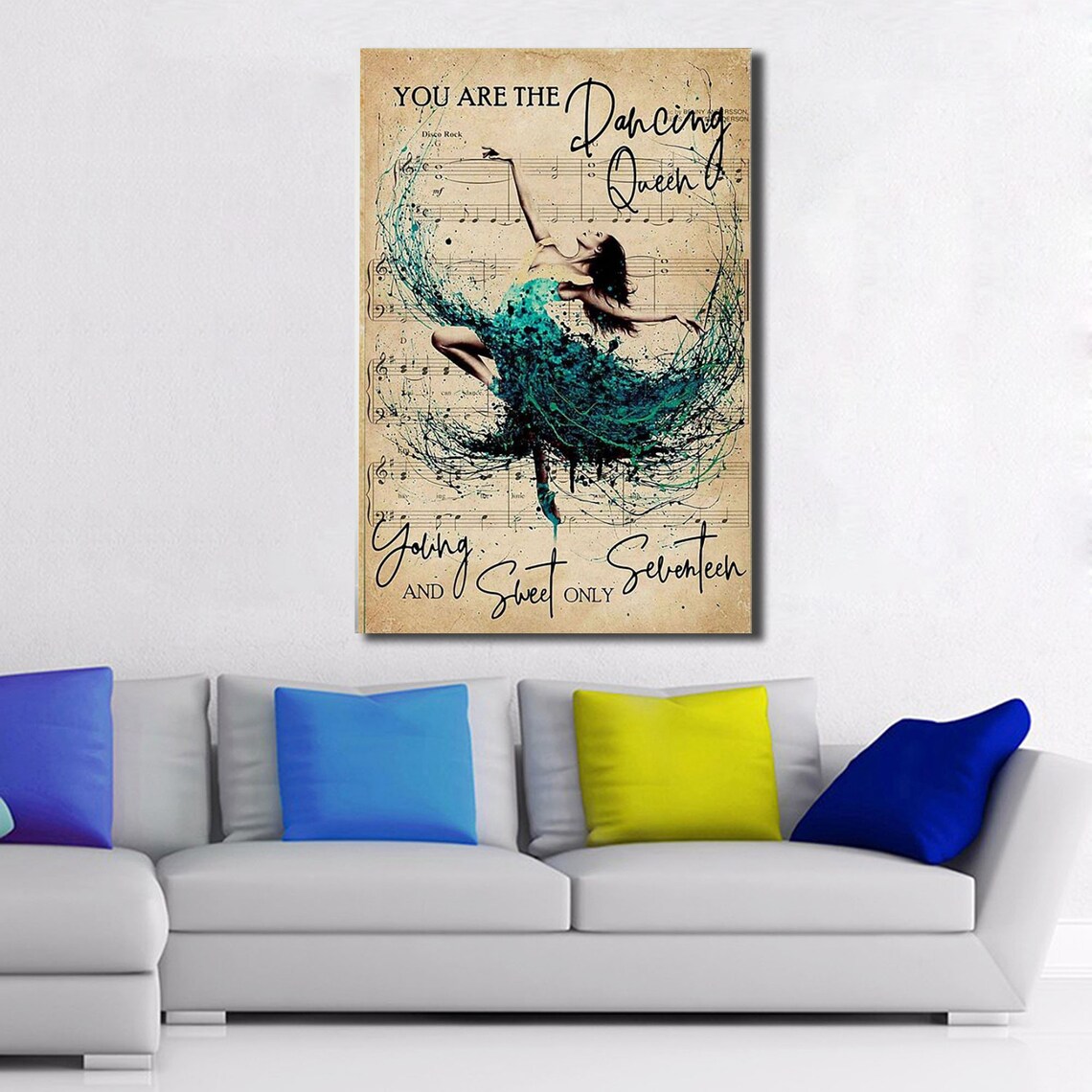 You Are The Dancing Queen Young And Sweet Only Seventeen 0.75 Etsy You Are The Dancing Queen Young And Sweet Only Seventeen 0.75 Etsy