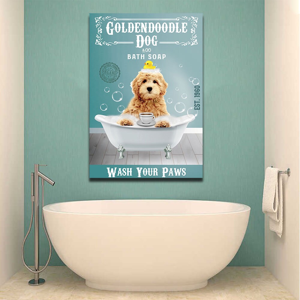 Goldendoodle Dog and Co Bath Soap Wash Your Paws 0.75 & 15 Etsy