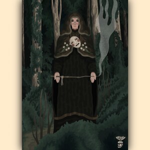 Jezyca Original Art Print A4 - Folk Tales