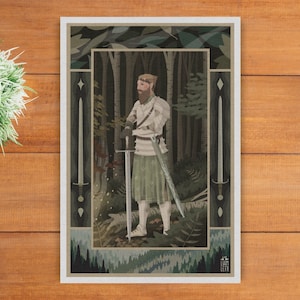 Make Camp Original Art Print A4 - Folk Tales
