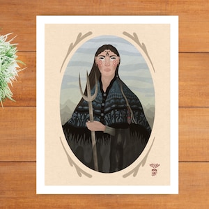 Ana Orginal Art Print - 26 cm x 21 cm - Opowieści ludowe