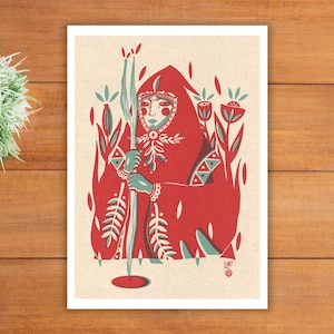 Orginal Art Print Kasi v2 - A4 - Folk Tales